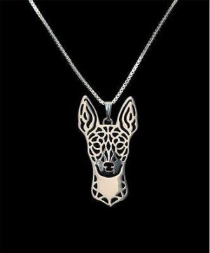 Rat Terrier Silver Charm Pendant Necklace, Dog Lover, Friend Gift
